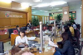 Giao dịch tại Agribank. (Nguồn: CTV)