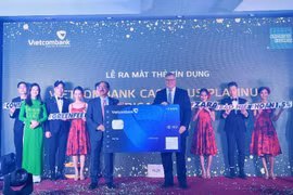 Lễ ra mắt Thẻ Vietcombank Amex Cashplus Platinum. (Ảnh: CTV)