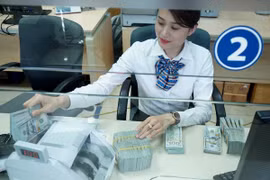 Giao dịch ngoại tệ tại ngân hàng. (Ảnh: CTV)