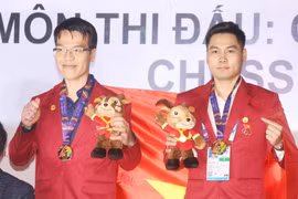 SEA Games 31: Cờ nhanh đồng đội Việt Nam đoạt huy chương Vàng