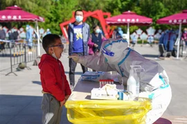 Thủ đô của Trung Quốc triển khai đợt mới xét nghiệm đại trà COVID-19