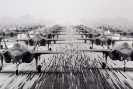 Hàn Quốc, Mỹ lần đầu tập trận chung sử dụng máy bay tàng hình F-35A