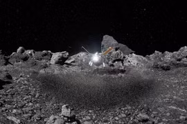 Tàu vũ trụ NASA thu được mẫu vật nặng 250gr trên tiểu hành tinh Bennu