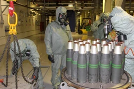 Mỹ chuẩn bị hoàn tất việc tiêu hủy kho vũ khí hóa học cuối cùng