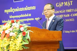 Ngài Chay Navuth, Đại sứ Đặc mệnh toàn quyền Vương quốc Campuchia tại Việt Nam. (Nguồn: TTXVN)