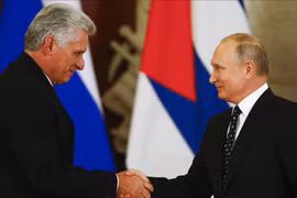Tổng thống Putin: Nga luôn ủng hộ Cuba trên trường quốc tế 