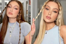 Kiểu tóc tết baby braids đậm chất Y2K đang khuấy đảo mùa hè 