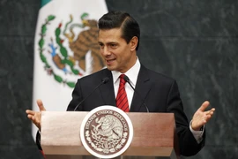 Tổng thống Mexico Enrique Pena Nieto. (Nguồn: AFP/TTXVN)