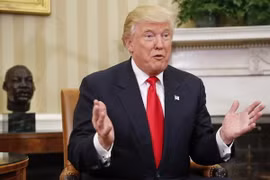 Tổng thống đắc cử Mỹ Donald Trump. (Nguồn: AP/TTXVN)