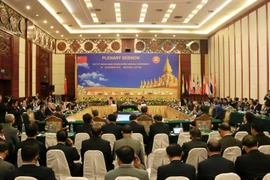 Hội nghị Viện trưởng Viện Kiểm sát, Viện Công tố các nước ASEAN-Trung Quốc lần thứ 10. (Ảnh: Phạm Kiên/Vietnam+)