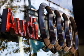 Logo của thương hiệu xe Audi. (Nguồn: Reuters)