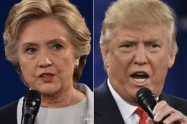 Bà Hillary Clinton (trái) và ông Donald Trump (phải). (Nguồn: AFP/TTXVN)