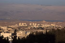 Khu định cư Do thái tại Maale Adumim ở Đông Jerusalem. (Nguồn: EPA/TTXVN)