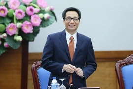 Phó Thủ tướng Vũ Đức Đam phát biểu tại buổi làm việc. (Nguồn: baochinhphu.vn)