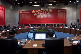 Các nhà lãnh đạo các nước thành viên TPP tại cuộc họp ở Lima. (Nguồn: AFP/TTXVN)