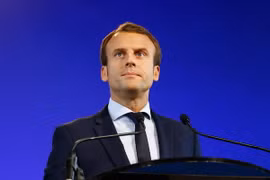 Cựu Bộ trưởng Kinh tế Emmanuel Macron. (Nguồn: AFP/TTXVN)