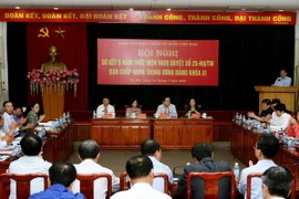 Toàn cảnh hội nghị. (Ảnh: Nguyễn Dân/TTXVN)