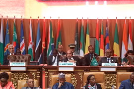Các đại biểu tại Hội nghị thượng đỉnh AU ở Nouakchott, Mauritania ngày 1/7. (Ảnh: AFP/TTXVN)