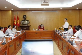 Quang cảnh cuộc họp. (Ảnh: Văn Điệp/TTXVN)