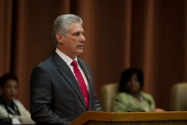 Chủ tịch Hội đồng Nhà nước kiêm Hội đồng Bộ trưởng Cuba Miguel Diaz-Canel . (Nguồn: THX/TTXVN)