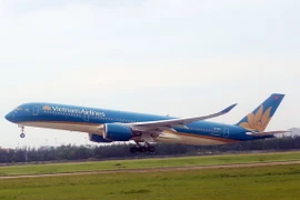 Máy bay của Vietnam Airlines. (Ảnh: Huy Hùng/TTXVN)