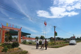 Khu dân cư kiểu mẫu Sơn Bình. (Ảnh: Hoàng Ngà/Vietnam+)