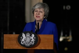 Thủ tướng Anh Theresa May phát biểu tại thủ đô London. (Nguồn: THX/TTXVN)