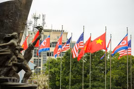 Hội nghị Thượng đỉnh Hoa Kỳ-Triều Tiên lần hai diễn ra tại Hà Nội thể hiện uy tín và vị thế của Việt Nam trong cộng đồng quốc tế ngày một tăng lên. (Ảnh: Minh Sơn/Vietnam+)