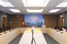 Toàn cảnh Ủy viên Thường trực Ủy ban Đối ngoại của Quốc hội Lê Thu Hà đóng góp ý kiến tại Phiên toàn thể 3. (Nguồn: Quochoi.vn)
