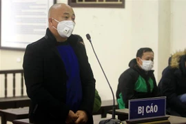 Bị cáo Nguyễn Xuân Đường (tức Đường “Nhuệ”) tại phiên tòa. (Ảnh: Thế Duyệt/TTXVN)