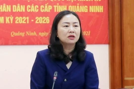 Bà Vi Ngọc Bích. (Ảnh: Văn Đức/TTXVN)
