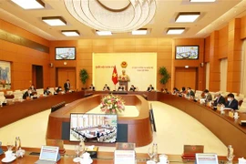Quang cảnh phiên họp của Ủy ban Thường vụ Quốc hội. (Ảnh: Phương Hoa/TTXVN)