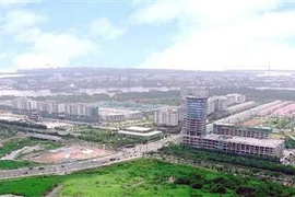 Khu đô thị mới Thủ Thiêm. (Ảnh: Quang Nhựt/TTXVN)