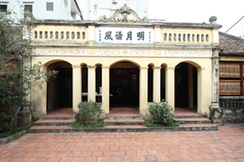 Ngôi nhà của cụ Nguyễn Thị An - nơi Bác Hồ ở và làm việc năm 1945 được xếp hạng Di tích Lịch sử Quốc gia. (Ảnh: TTXVN phát)