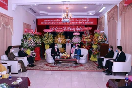 Quang cảnh buổi lễ. (Ảnh: Xuân Khu/TTXVN)