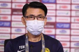 Huấn luyện viên Tan Cheng Hoe. (Ảnh: Hoàng Linh/TTXVN)