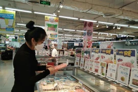 Người dân mua sắm tại siêu thị Big C Vinh (Nghệ An). (Ảnh: Bích Huệ/TTXVN)