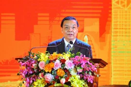 Chủ tịch UBND TP. Hà Nội Chu Ngọc Anh. (Ảnh: Minh Đức/TTXVN)