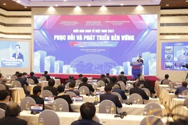 Quang cảnh lễ bế mạc. (Ảnh: Doãn Tấn/TTXVN)