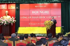 Thủ tướng Phạm Minh Chính phát biểu chỉ đạo hội nghị. (Ảnh: Dương Giang/TTXVN)