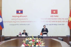 Chủ tịch Quốc hội Vương Đình Huệ phát biểu. (Ảnh: Doãn Tấn/TTXVN)