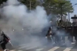 Đụng độ giữa cảnh sát và người biểu tình ở Sao Paulo