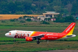 Máy bay hãng VietJetAir. (Ảnh: Anh Tuấn/Vietnam+)