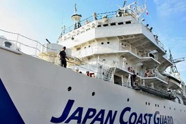 Tàu của Lực lượng bảo vệ bờ biển Nhật Bản. (Nguồn: AFP)