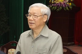 Tổng Bí thư Nguyễn Phú Trọng. (Ảnh: Trí Dũng/TTXVN)