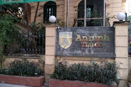 Trụ sở báo An ninh Thủ đô tại Hà Nội. (Ảnh: Minh Thu/Vietnam+)