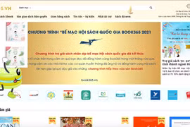 Sau hơn một tháng triển khai, Hội sách trực tuyến quốc gia đã vượt mục tiêu đề ra. (Ảnh chụp màn hình)