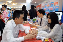 Quý 2 ghi nhận những nhu cầu tuyển dụng cao trong lĩnh vực sản xuất, công nghệ thông tin. (Ảnh minh họa: An Hiếu/TTXVN)