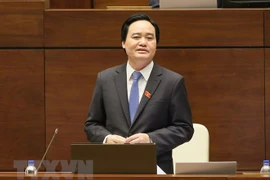 Bộ trưởng Bộ Giáo dục và Đào tạo Phùng Xuân Nhạ. (Ảnh: Doãn Tấn/TTXVN)