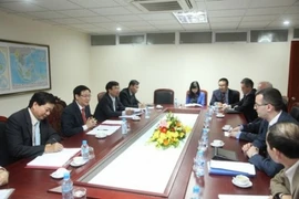 Quang cảnh buổi làm việc. (Ảnh: Việt Dũng/Vietnam+)